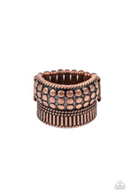 Load image into Gallery viewer, Tenacious Texture - Copper Paparazzi Ring
