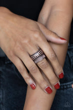 Load image into Gallery viewer, Tenacious Texture - Copper Paparazzi Ring
