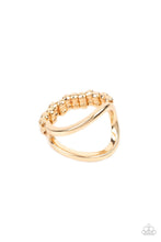 Load image into Gallery viewer, Fill The Gap - Gold Paparazzi Ring
