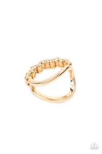 Fill The Gap - Gold Paparazzi Ring