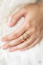 Load image into Gallery viewer, Fill The Gap - Gold Paparazzi Ring
