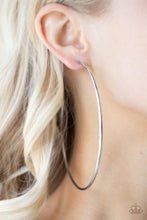 Load image into Gallery viewer, Colossal Couture - Silver Paparazzi Earring
