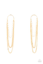 Load image into Gallery viewer, Vintage VIP - Gold Paparazzi Earrings
