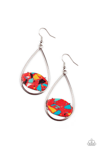 Tropical Terrazzo - Red - Barbara Towles Masterson's Store