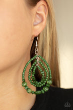 Load image into Gallery viewer, Prana Party - Green Earrings - Barbara Towles Masterson&#39;s Store
