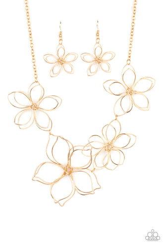 Flower Garden Fashionista - Gold - Barbara Towles Masterson's Store