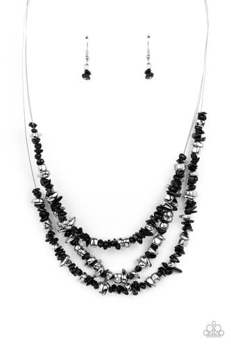 Placid Pebbles - Black - Barbara Towles Masterson's Store