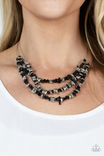 Load image into Gallery viewer, Placid Pebbles - Black - Barbara Towles Masterson&#39;s Store
