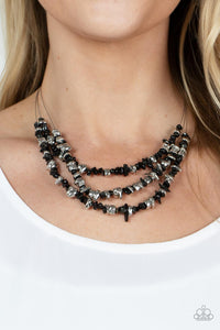 Placid Pebbles - Black - Barbara Towles Masterson's Store