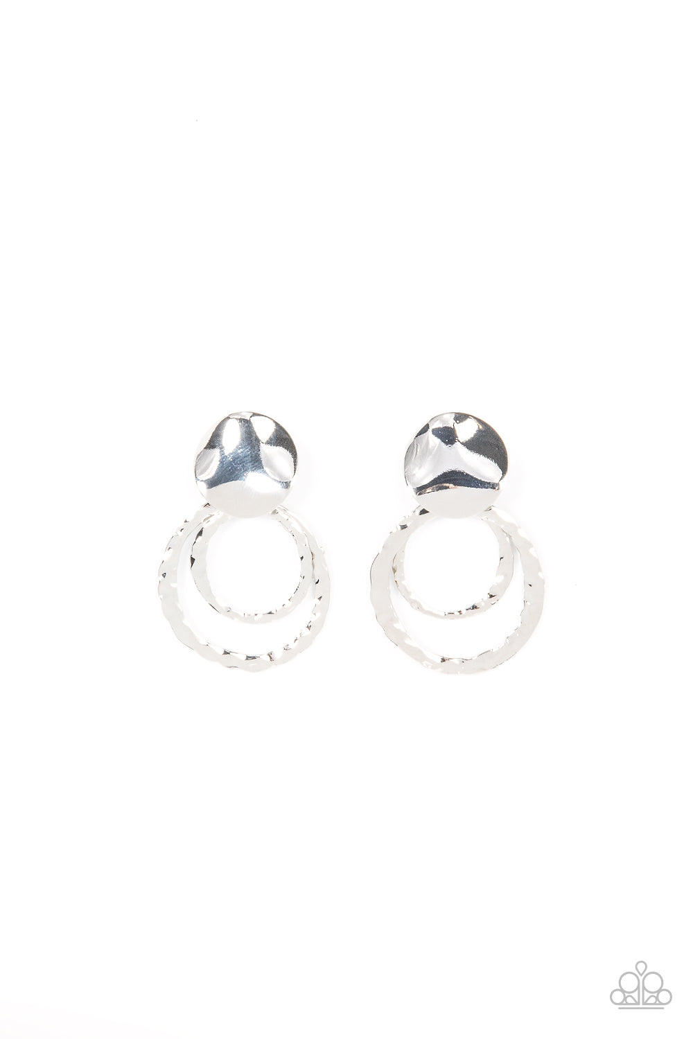 Ancient Arts - Silver Earrings Paparazzi