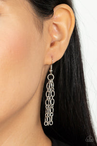 Dynamite Dynamo - Silver Paparazzi Necklace