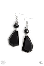 Load image into Gallery viewer, Defaced Dimension - Black Paparazzi Earrings
