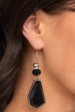 Load image into Gallery viewer, Defaced Dimension - Black Paparazzi Earrings
