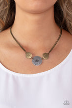 Load image into Gallery viewer, Shine Your Light - Brass Paparazzi Necklace

