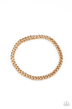 Load image into Gallery viewer, Setting The Pace - Gold Paparazzi Bracelet
