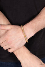 Load image into Gallery viewer, Setting The Pace - Gold Paparazzi Bracelet
