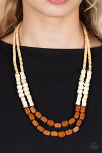 Paparazzi Bermuda Bellhop - Brown Necklace - Barbara Towles Masterson's Store