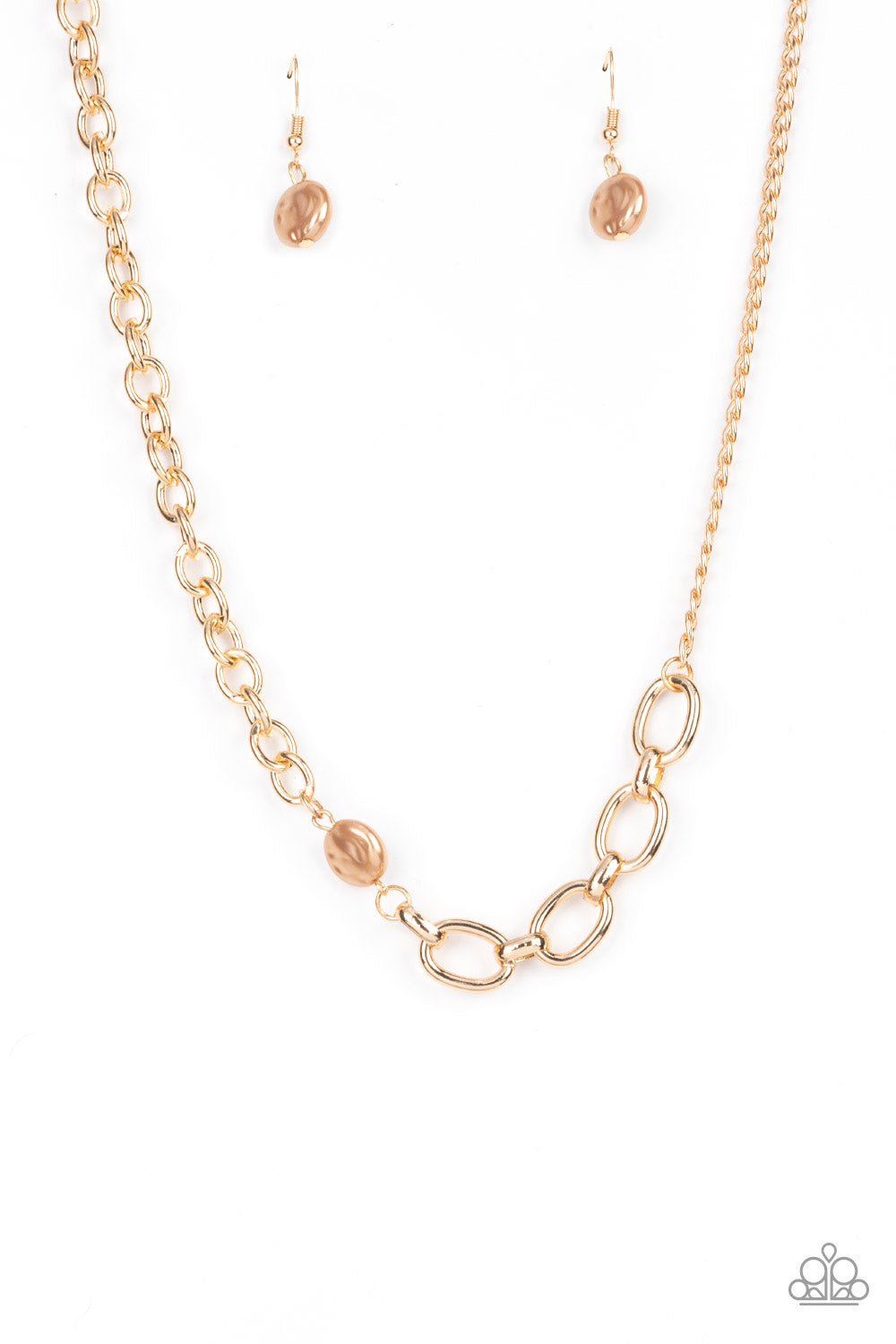 Picnic in Paris - Brown Paparazzi Necklace