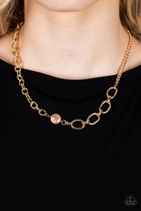 Picnic in Paris - Brown Paparazzi Necklace