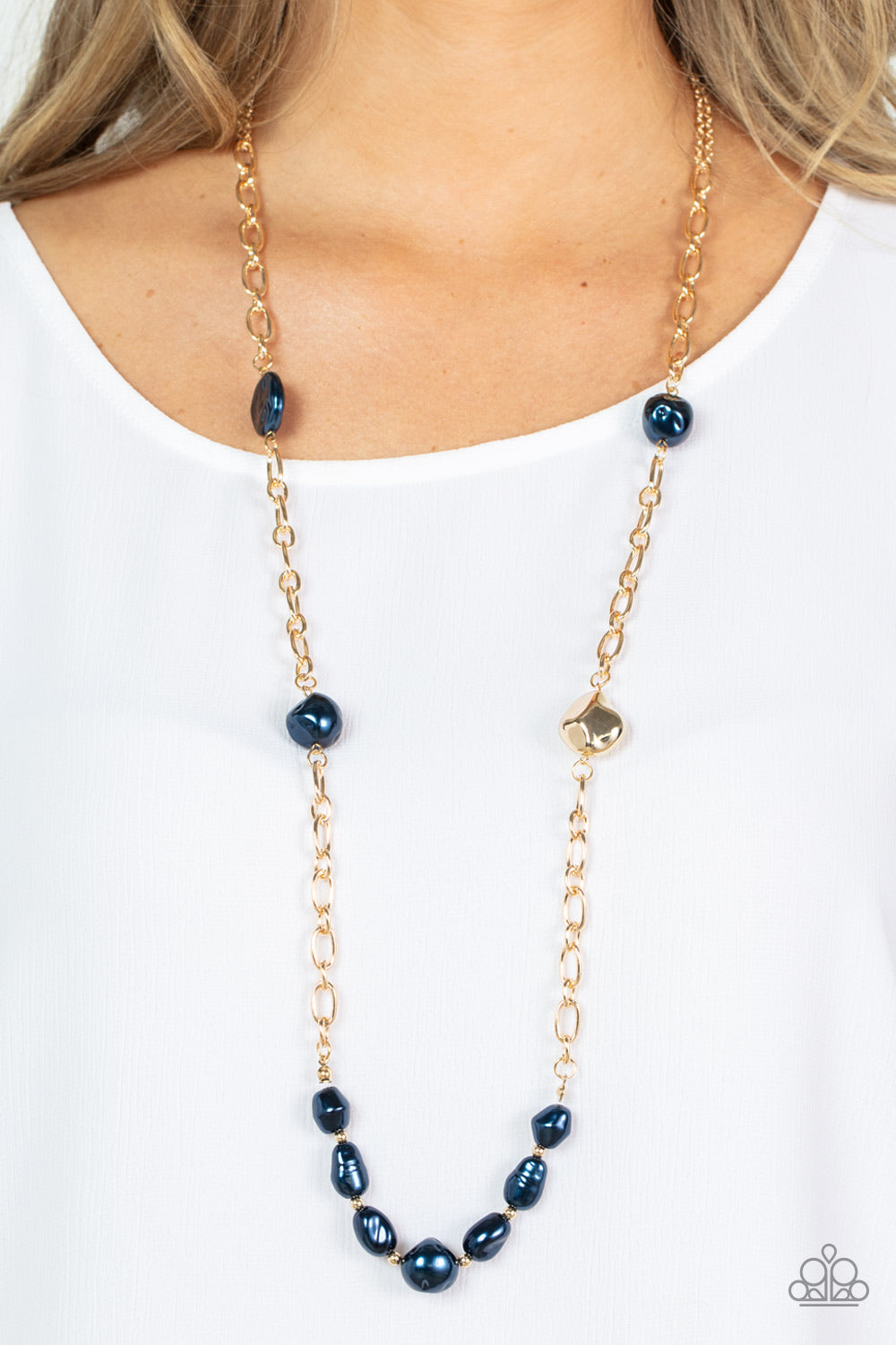 Pardon My FABULOUS - Blue Necklace - Paparazzi
