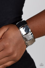 Load image into Gallery viewer, Molten Maverick - Silver Paparazzi Bracelet

