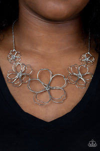 Paparazzi The Show Must GROW On - Silver Necklace - Barbara Towles Masterson's Store