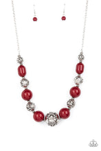 Load image into Gallery viewer, Girl Meets Garden - Red Necklace Paparazzi
