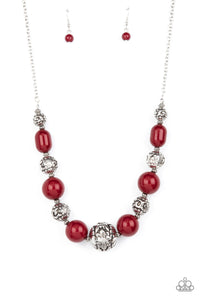 Girl Meets Garden - Red Necklace Paparazzi
