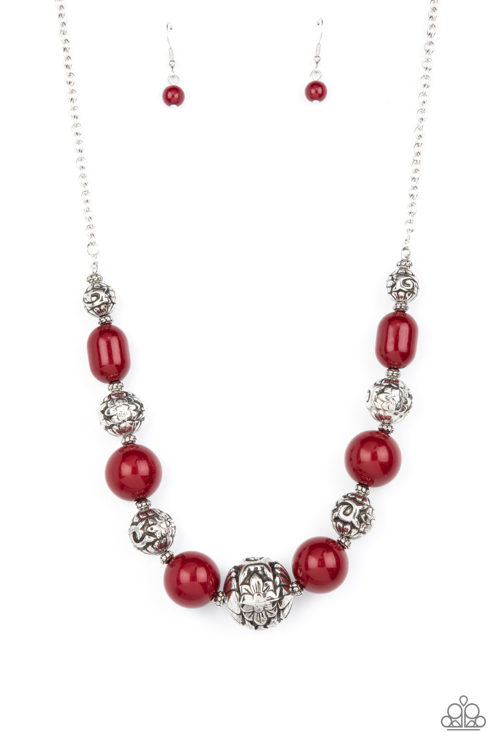 Girl Meets Garden - Red Necklace Paparazzi