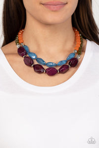 Tropical Trove - Purple Necklace Paparazzi