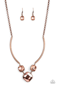 Divine IRIDESCENCE - Copper Necklace Paparazzi