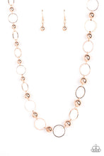 Load image into Gallery viewer, Metro Milestone - Rose Gold Paparazzi Necklace
