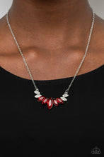 Load image into Gallery viewer, One Empire at a Time - Red Paparazzi Necklace
