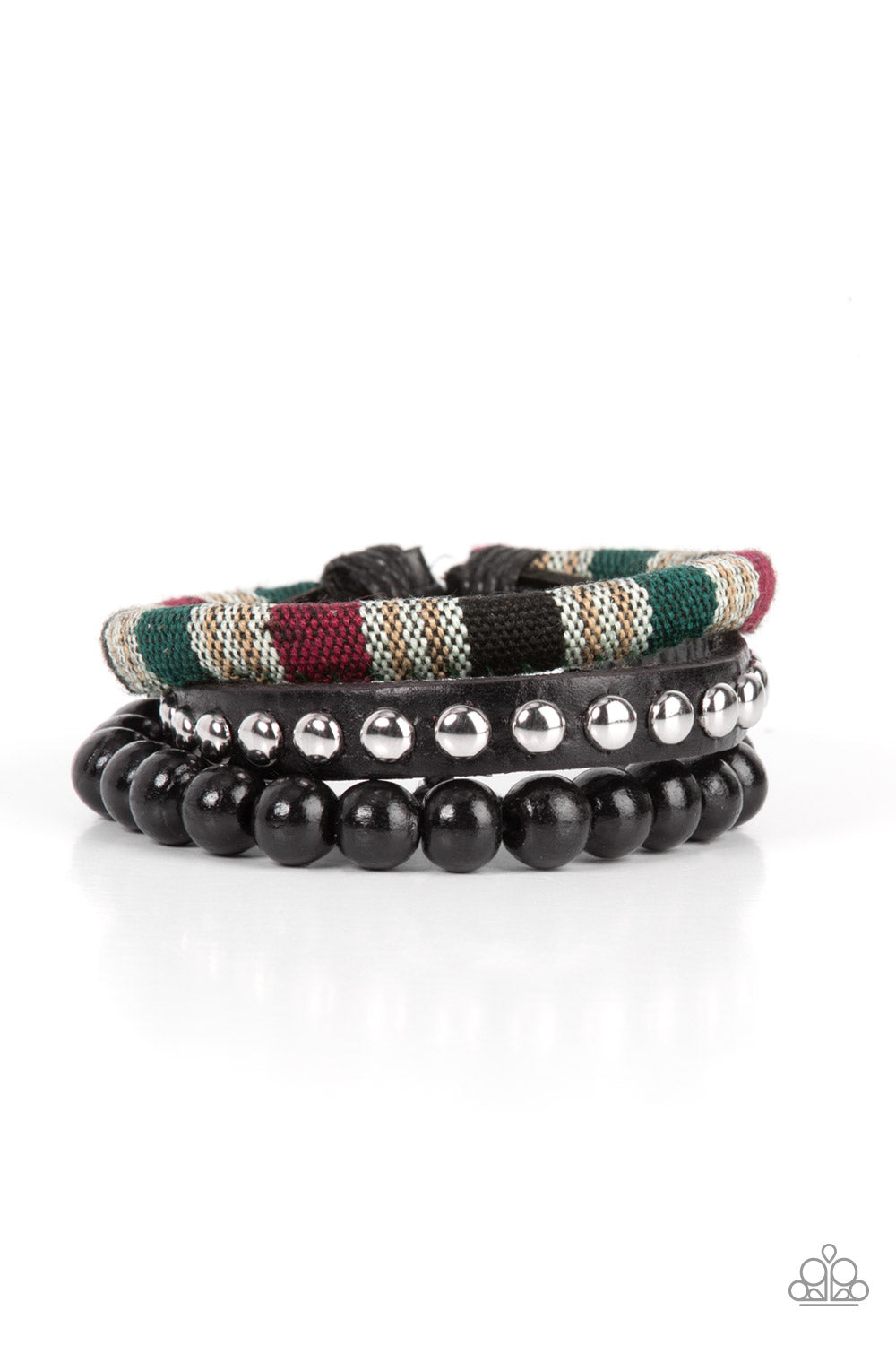 Loom Zoom - Black Paparazzi Bracelet