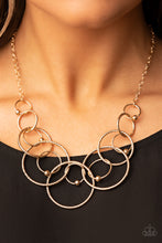 Load image into Gallery viewer, Encircled in Elegance - Gold Paparazzi Necklace
