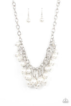 Load image into Gallery viewer, Powerhouse Pose - White Necklace - Barbara Towles Masterson&#39;s Store
