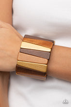 Load image into Gallery viewer, Bahama Boardwalk - Brown Paparazzi Bracelet
