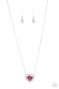 The Whole Package - Red Paparazzi Necklace