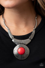 Load image into Gallery viewer, EMPRESS-ive Resume - Red Paparazzi Necklace

