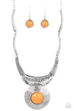 Load image into Gallery viewer, EMPRESS-ive Resume - Orange Paparazzi Necklace
