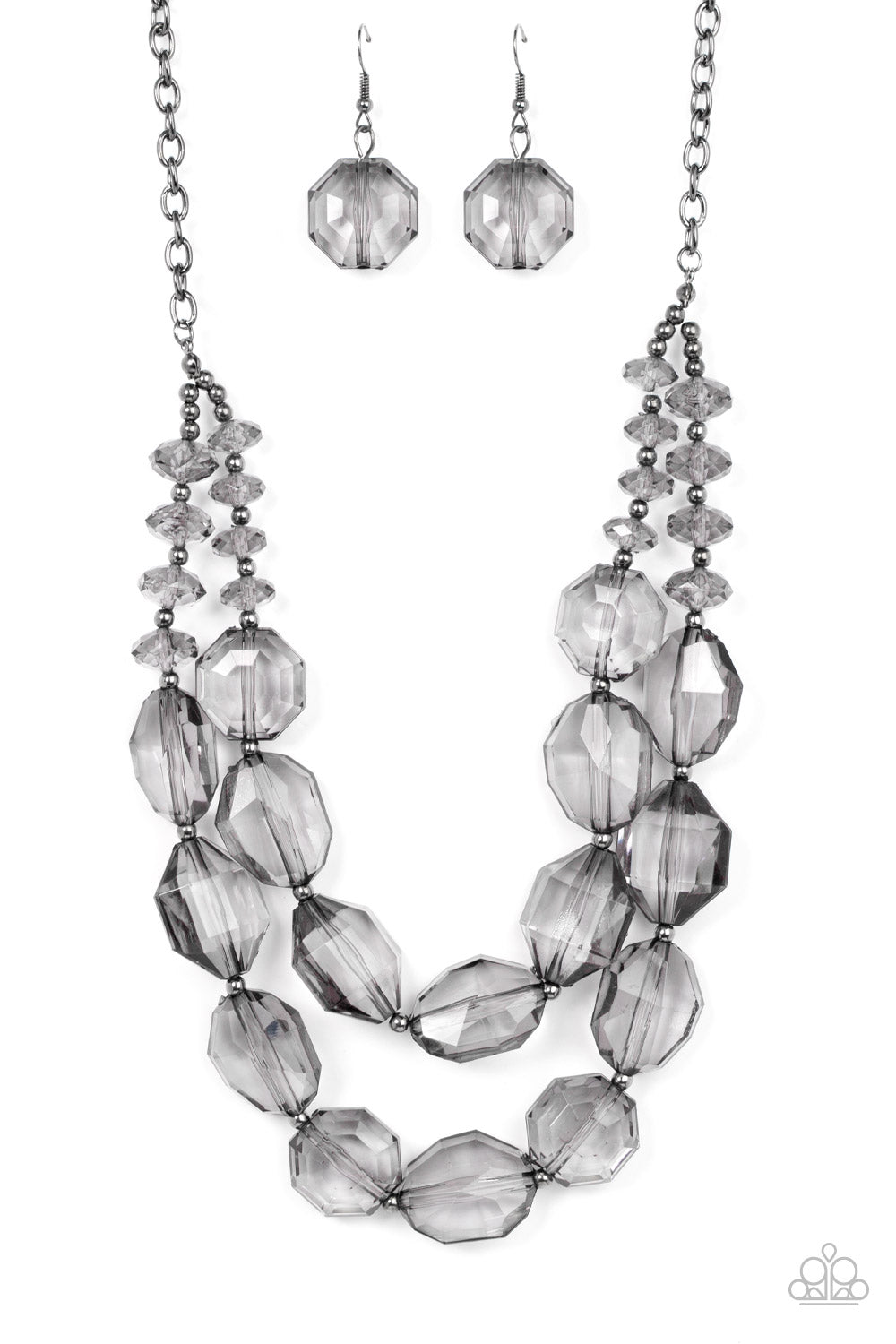 Icy Illumination - Black Necklace Paparazzi