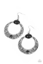 Load image into Gallery viewer, Garden Glyphs - Black Paparazzi Earrings
