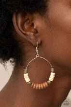 Load image into Gallery viewer, Earthy Esteem - Brown Earrings Paparazzi
