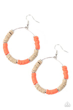 Load image into Gallery viewer, Skillfully Stacked - Orange Paparazzi Earrings
