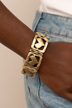 Load image into Gallery viewer, Legendary Lovers - Brass -  Paparazzi Bracelet
