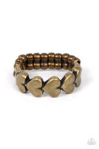 Rhythm of Love - Brass Paparazzi Ring
