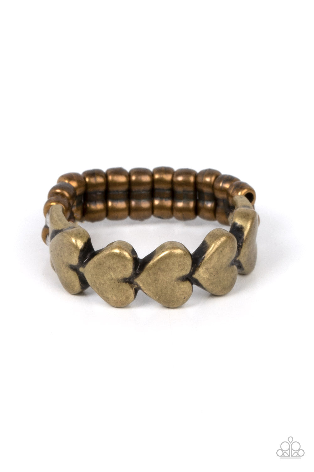 Rhythm of Love - Brass Paparazzi Ring