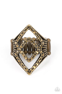 Diamond Duet - Brass - Barbara Towles Masterson's Store