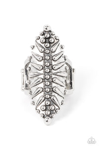 Bump, Set, Spike! - Silver Paparazzi Ring