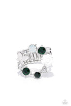 Load image into Gallery viewer, Butterfly Bustle - Green Paparazzi Ring
